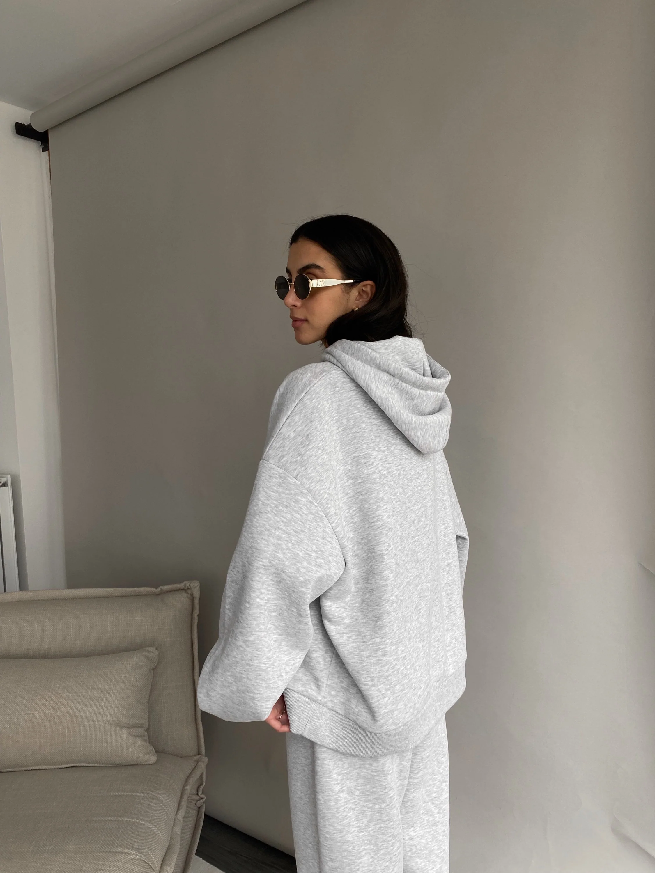 cmfe. hoodie - light grey - Image 2