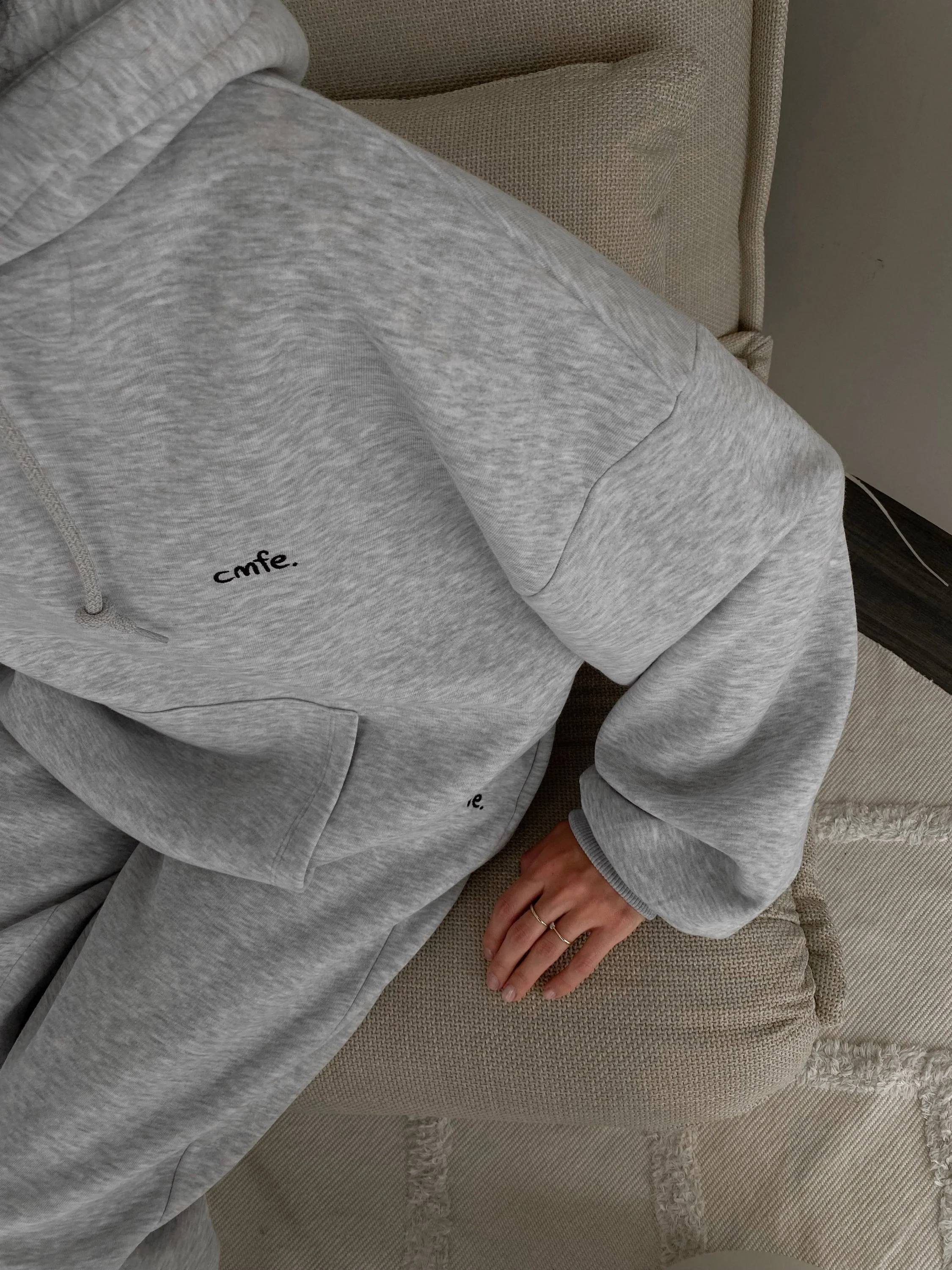 cmfe. hoodie - light grey - Image 3