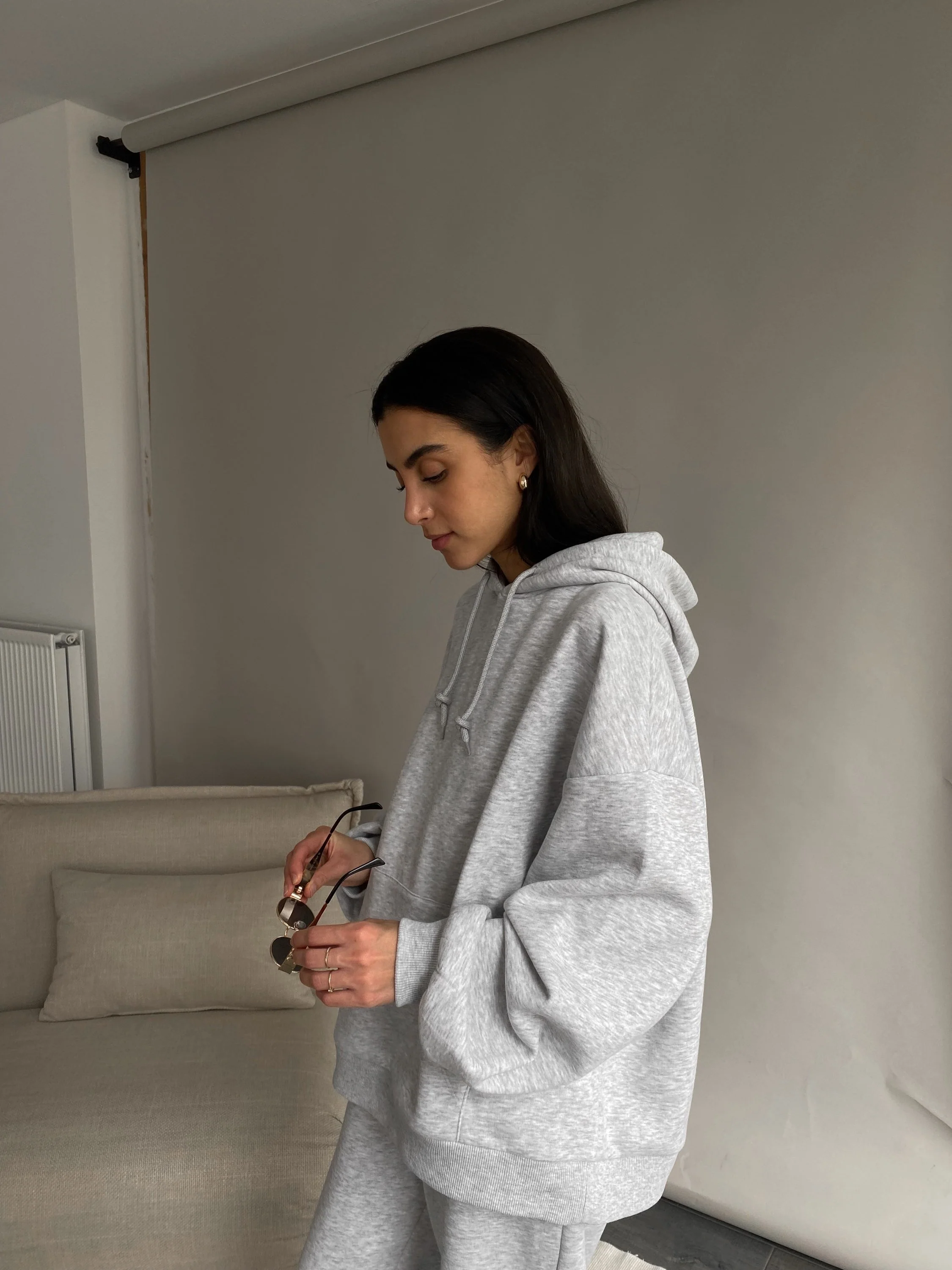 cmfe. hoodie - light grey - Image 5