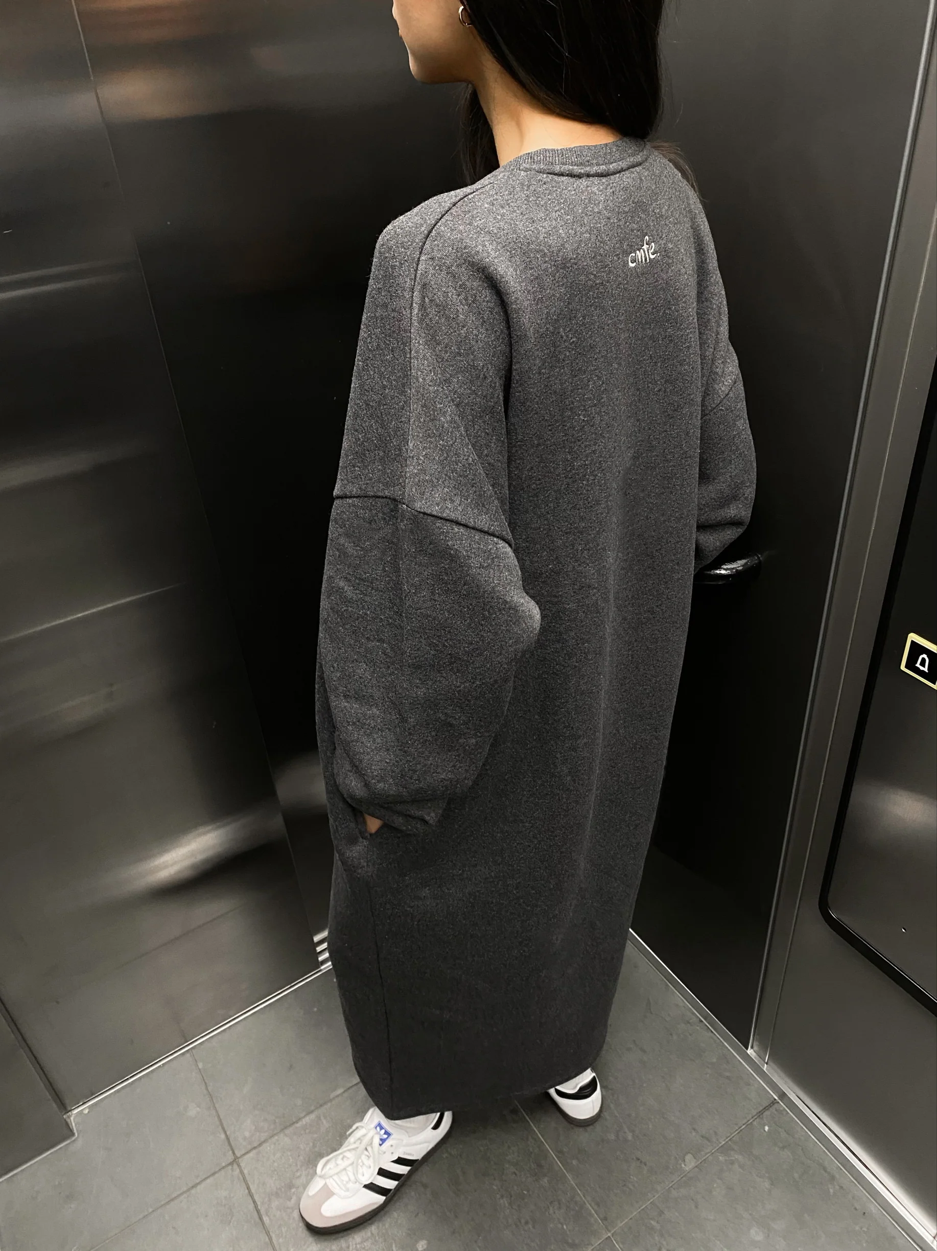 cmfe. jumper dress - dark grey - Image 3