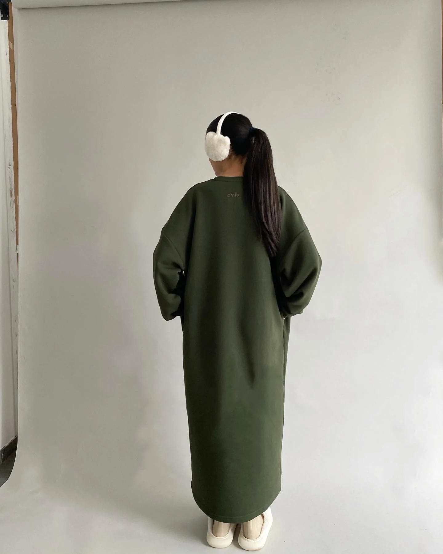 cmfe. jumper dress - khaki - Image 4