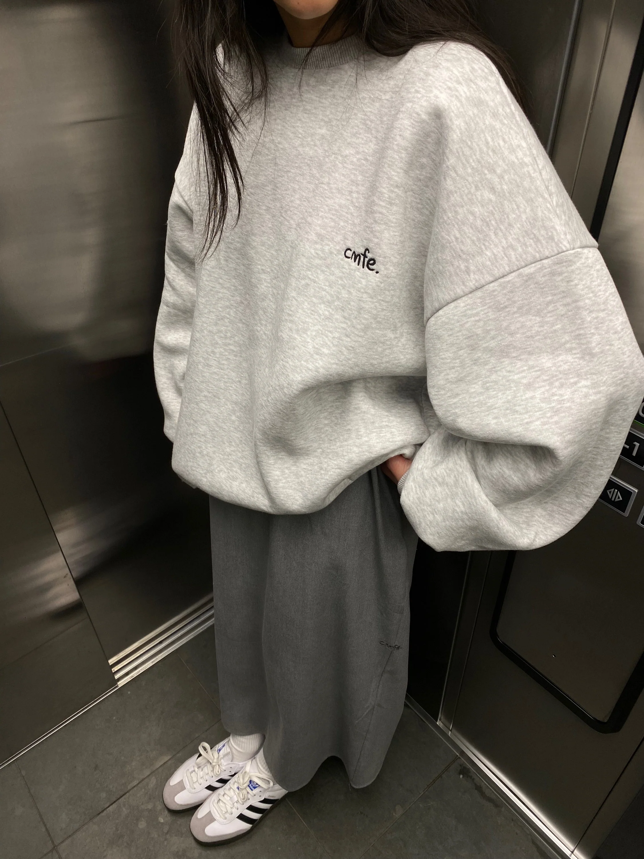 cmfe. sweatshirt - light grey - Image 4