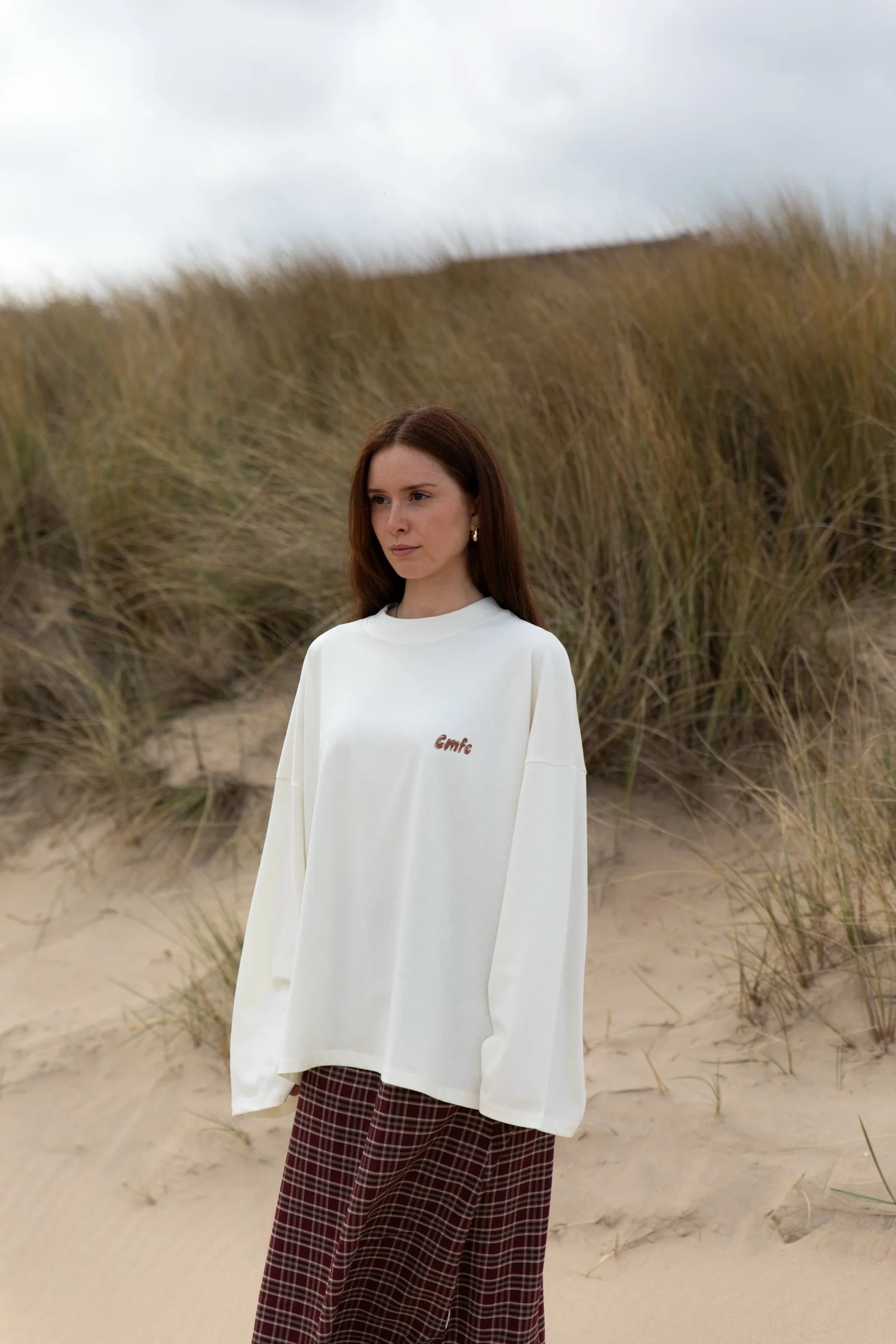 coffee long sleeve t-shirt - off white - Image 3