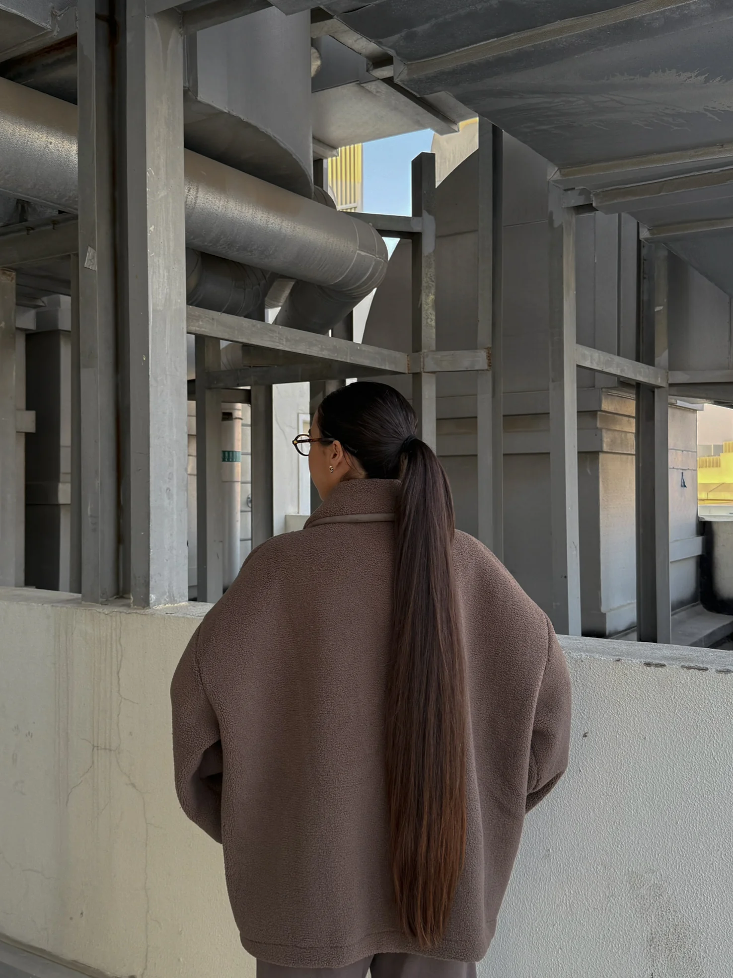 oversized teddy coat - Image 2