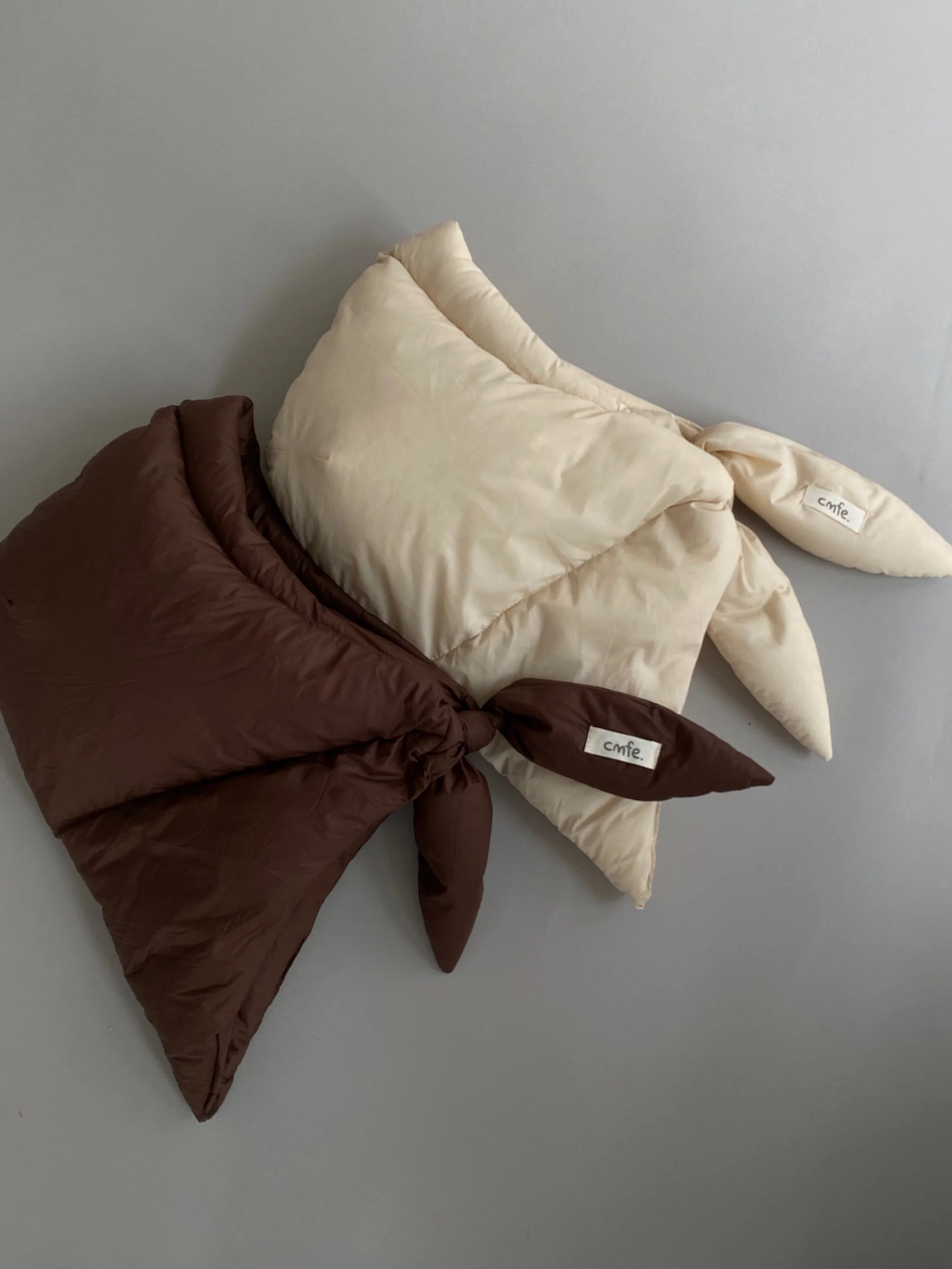 puffer babushka - brown - Image 3